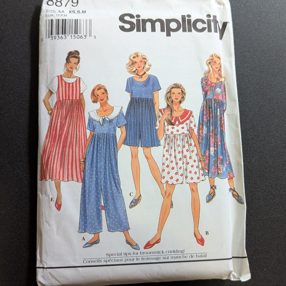 Simplicity Jumpsuit And Dress Pattern 8879